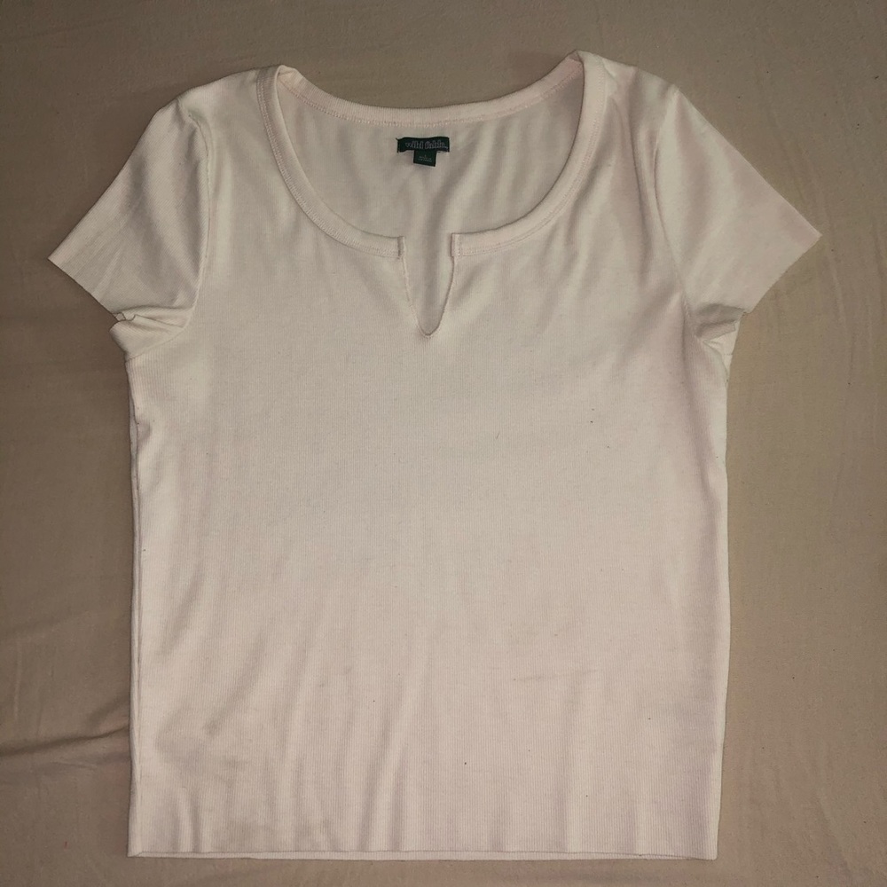 White Crop Top